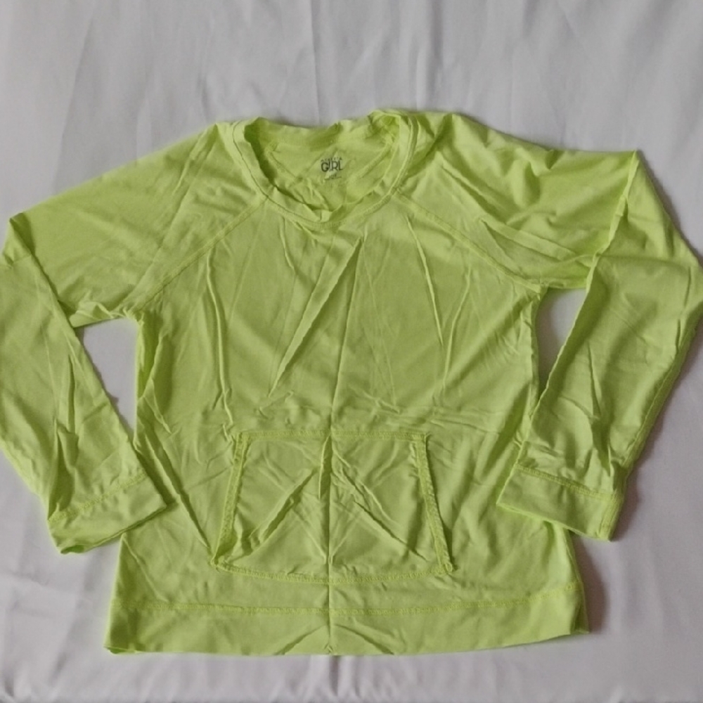 Athleta Lime Green Long Sleeve Shirt